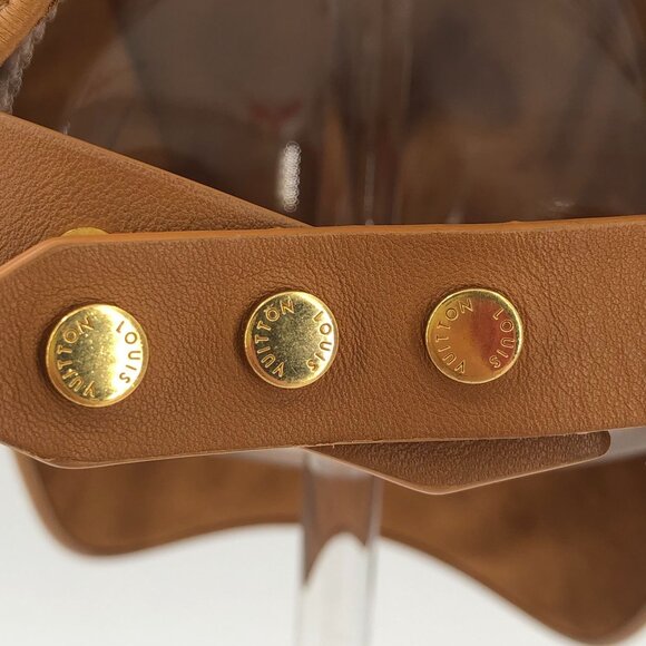 Louis Vuitton Brown Sheepskin Baseball Cap With Gold Logo Made In Italy - Picture 7 of 9